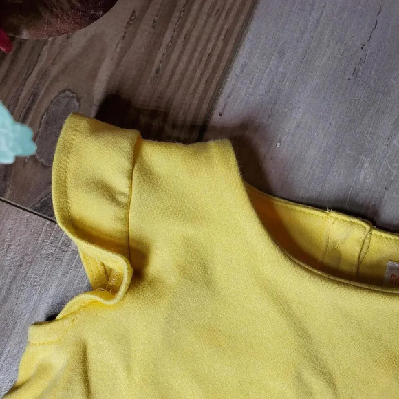 The Children's Place Gymboree Girls Embroidered Bunny Peplum Spring Dress 18-24m - Picture 5 of 12